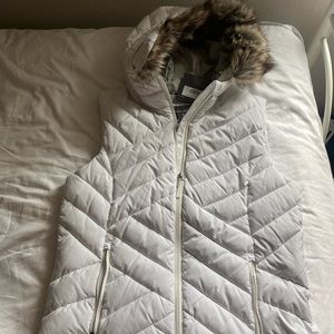 Eddie Bauer White Down Vest